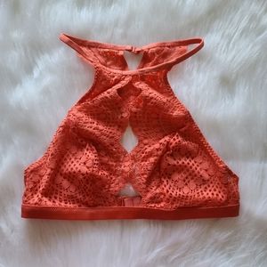 2/$25💖 NWT VS High Neck Lace Bralette XS